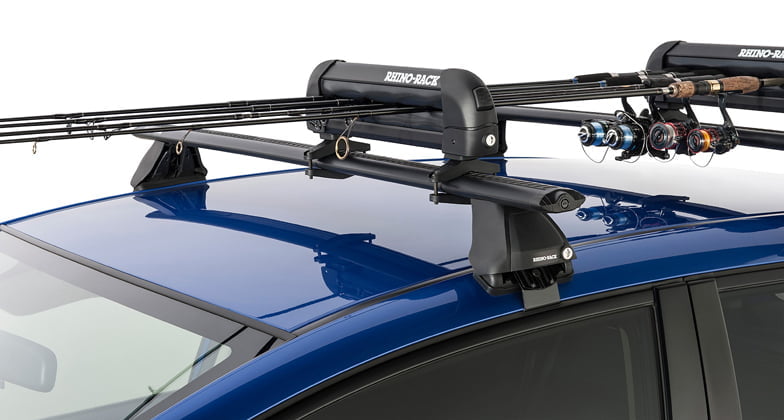 Bike Fishing Rod Holder Holds 2 Rods for Bicycle Fishing Rod Rack